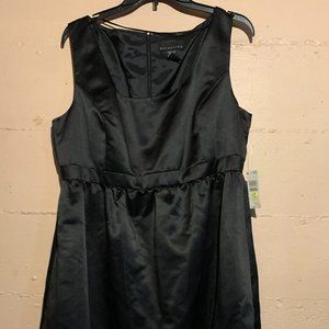 Little Black Dress with Balloon Hem (size 14)